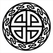 Celtic shield knot, Bowen knot, Norse mythology, protection symbol, vector, isolated