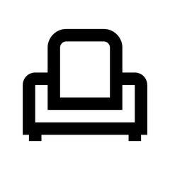 Wall Mural - Sofa Flat Vector Icon