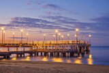 Fototapeta Miasto - Brzezno pier in Gdansk. Poland