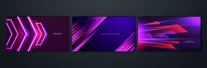 Poster - modern abstract arrows moving at high speed. dynamic motion. technology movement pattern for banner 