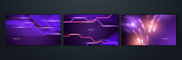 Poster - Modern abstract high-speed light effect. Technology futuristic dynamic motion on blue background. Movement pattern for banner or poster design background concept.