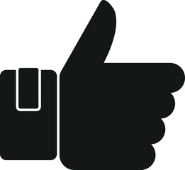 Poster - Like repost icon simple vector. Report market. Data document