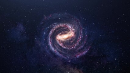 Wall Mural - spiral galaxy milky way 4k