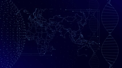 Data analysis Medical statistics on Philippines Country with graphs, charts, analytics in background | Philippines country Revealing world map 4K|60 FPS, data analysis Medical science technological