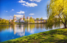 Novodevichy Convent And Blue Sky, Moscow