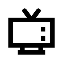 Wall Mural - Tv Flat Vector Icon