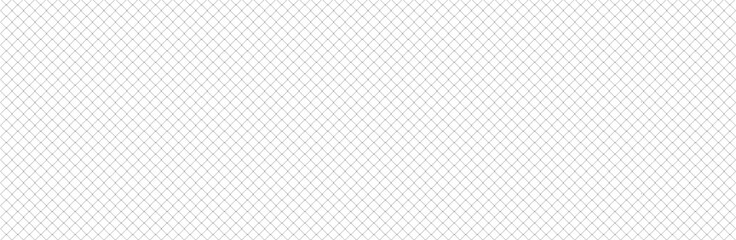 Net texture pattern on white background. Net texture pattern for backdrop and wallpaper. Realistic net pattern with black squares. Geometric background, vector illustration
