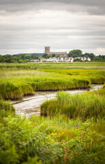 Wall Mural - Hengistbury Head nature reserve wetlands, Christchurch Dorset UK