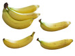 bananas on transparent background