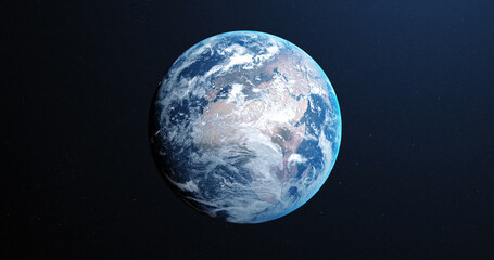 Poster - Image of satellite photo of earth visible from space