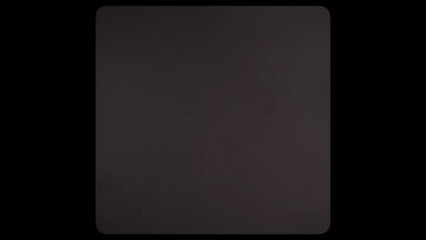 Screen of Vintage TV. Retro Film Effect. Black and white screen with rounded edges and damaged film tape.