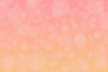 Wall Mural - soft pastel pink and yellow gradient background with bokeh lights