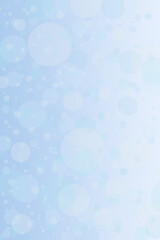 Wall Mural - gradient blue and white background with abstract bokeh snow