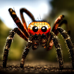 Wall Mural - Cute Spider