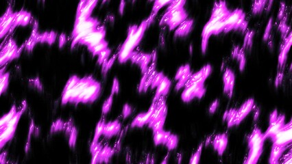 Poster - Texture of energy flows on black background. Motion. Spotted filaments of plasma texture. Flickering glowing spots of energy plasma