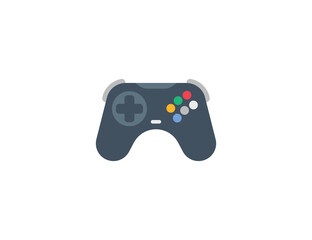 Canvas Print - Video game controller vector isolated icon. Game controller emoji illustration. Joystick vector isolated emoticon