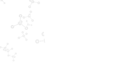 Molecular structure of white atom under white lighting background. Concept image of vaccine development, regenerative and advanced medicine. 3D illustration. PNG file format.
