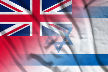 Bermuda and Israel government flag transborder contract ISR BMU