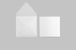 © Juanda - blank envelope and square card mockup