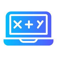 algebra gradient icon