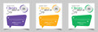 © Khurram Shahzad - Customer feedback testimonial template vector. Customer feedback review or testimonials social media post vector template