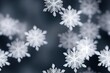 © DigitalFury - Snowflake Ice Crystals Seamless Texture Pattern Tiled Repeatable Tessellation Background Image