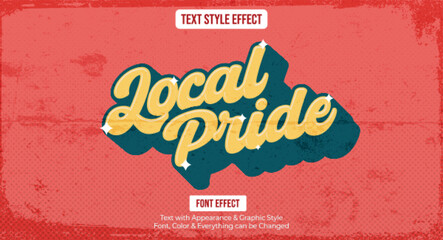Wall Mural - vintage editable text effect premium vector