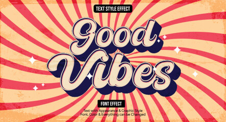 Wall Mural - vintage editable text effect premium vector