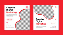 Feed ig digital marketing agency template design
