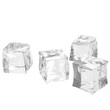 3d rendering illustration of some ice cubes