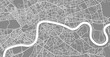 Layered editable vector illustration outline of London city map.