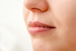 © Todayphoto - Natural lips of a young girl. Beautiful mouth shape