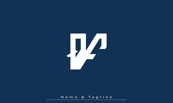 Alphabet letters Initials Monogram logo QF , FQ