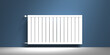 Classic Radiator in front of background - 3D Illustration