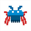 © Aflian - pixel art illustration draw artwork design character bit icon symbol set of alien monster video game