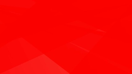 Wall Mural - Animated abstract geometric red background. Looped video. Vector illustration.