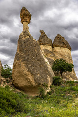 Wall Mural - rock formations within the love valley