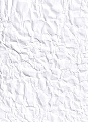 Aufkleber - Blank white glued paper for poster texture overlay. Crumpled and wrinkled pattern for background. Collection of matted wet paper for mockup posters, flyer, brochure, and banner design