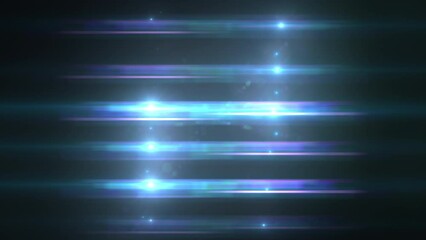 Poster - Wall flickering lights. Computer generated 3d render