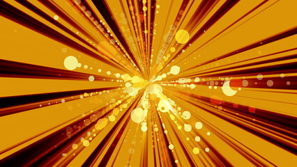 Poster - Abstract shine. Computer generated 3d render