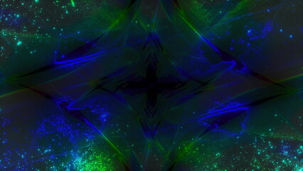Poster - Abstract background with lines. Computer generated 3d render