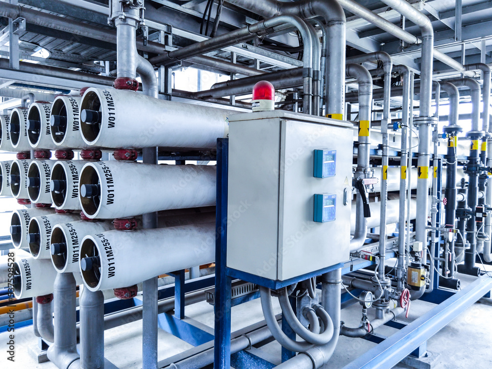 Reverse osmosis systems, Membrane locum in water treatment plant の ...