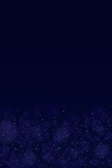 Wall Mural - dark blue empty background with blur bokeh lights and shimmers