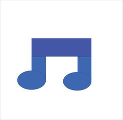 blue music note