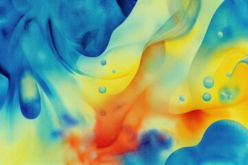 Blue beige watercolor explosion abstract against a backdrop of fresh scent swirling energy. for wallpaper decoration book website template banner clothing fashion laundry perfume spa season