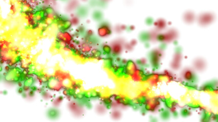 Wall Mural - isolated red yellow and green abstract background design elements for overlay