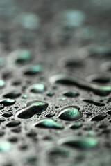 Wall Mural - Macro texture of wet glitter surface as background