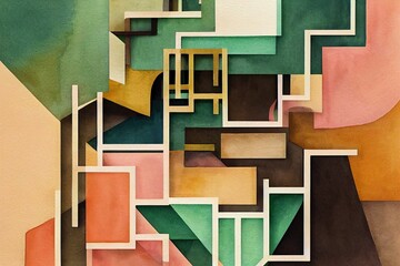 Aufkleber - abstract background geometric illustration shapes textured wallpaper pattern
geometry art style digital decorative artwork 