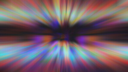 Canvas Print - Abstract iridescent glitch art texture background image.