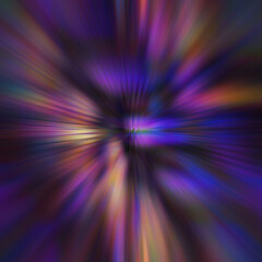 Canvas Print - Abstract iridescent glitch art texture background image.